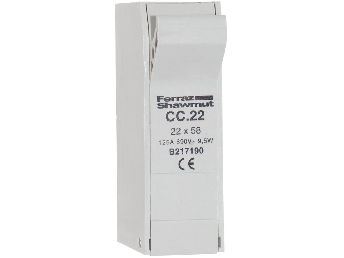 B217190 - compact fuse holder, IEC, 1P, 22x58, DIN rail mounting~